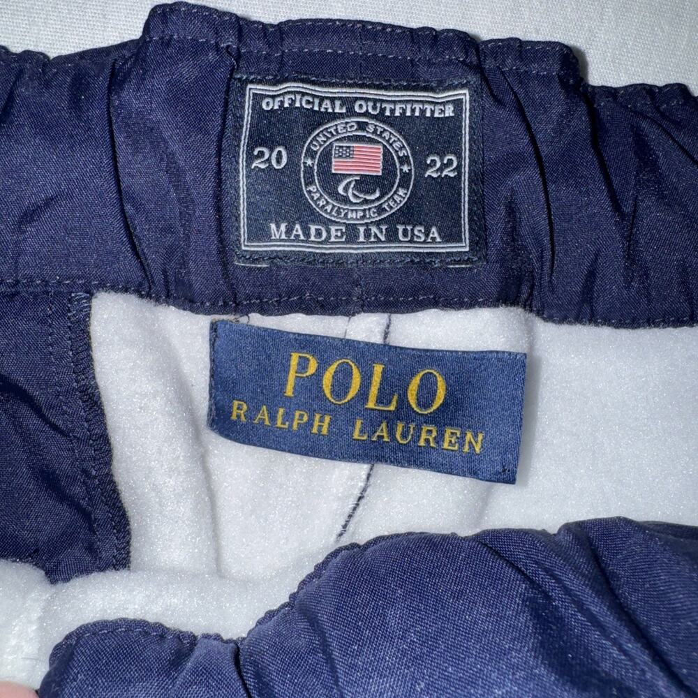 Polo Ralph Lauren 2022 United States Paralympic Team Pants Adult LG 36 USA Made - Picture 6 of 14
